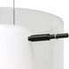 Pahu 8 LED Black Cable Pendant Ceiling Light