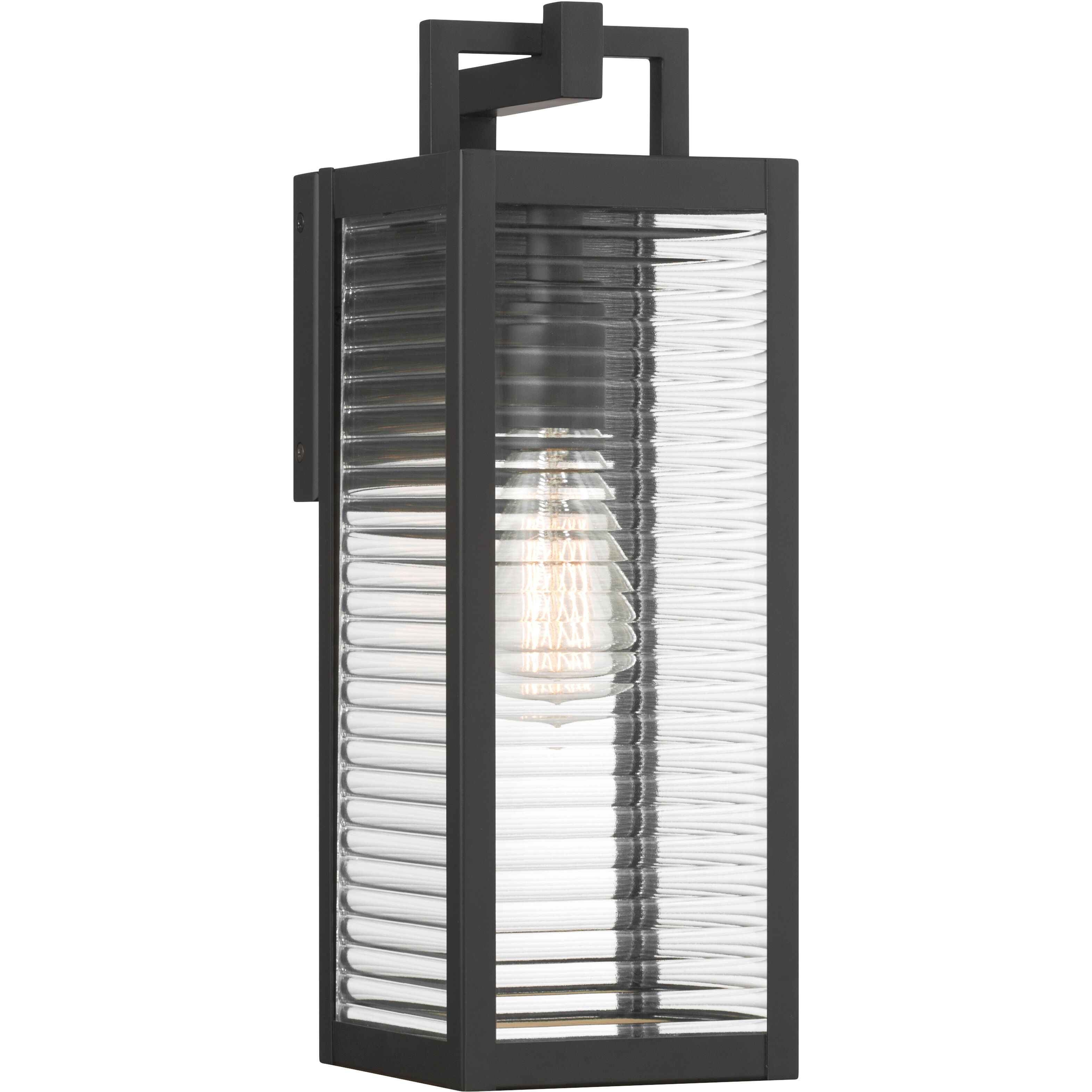 Edgewood 1 Light 16 inch Dark Matte Black Outdoor Wall Sconce