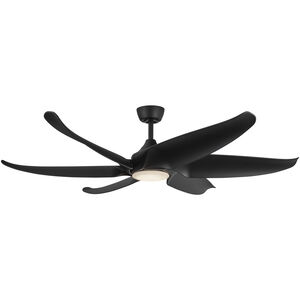 Coronado 59.63 inch Matte Black Ceiling Fan