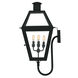 Rue De Royal 4 Light 29.5 inch Earth Black Outdoor Wall Lantern, Extra Large