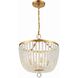 Rylee 4 Light 16.5 inch Antique Gold Chandelier Ceiling Light