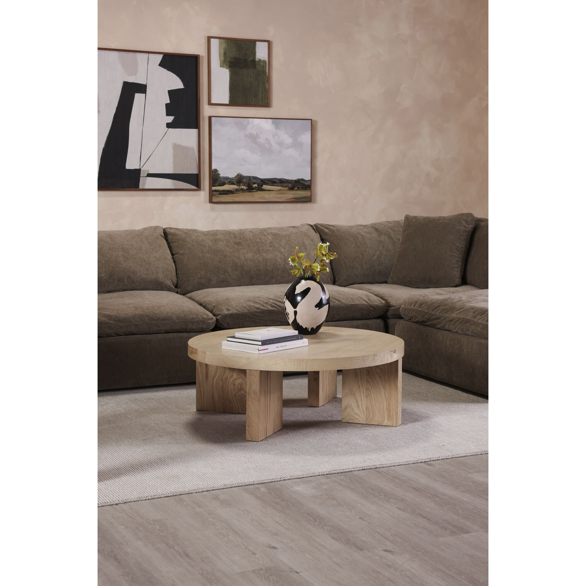 Oregon 42 X 42 inch Brown Coffee Table, Round