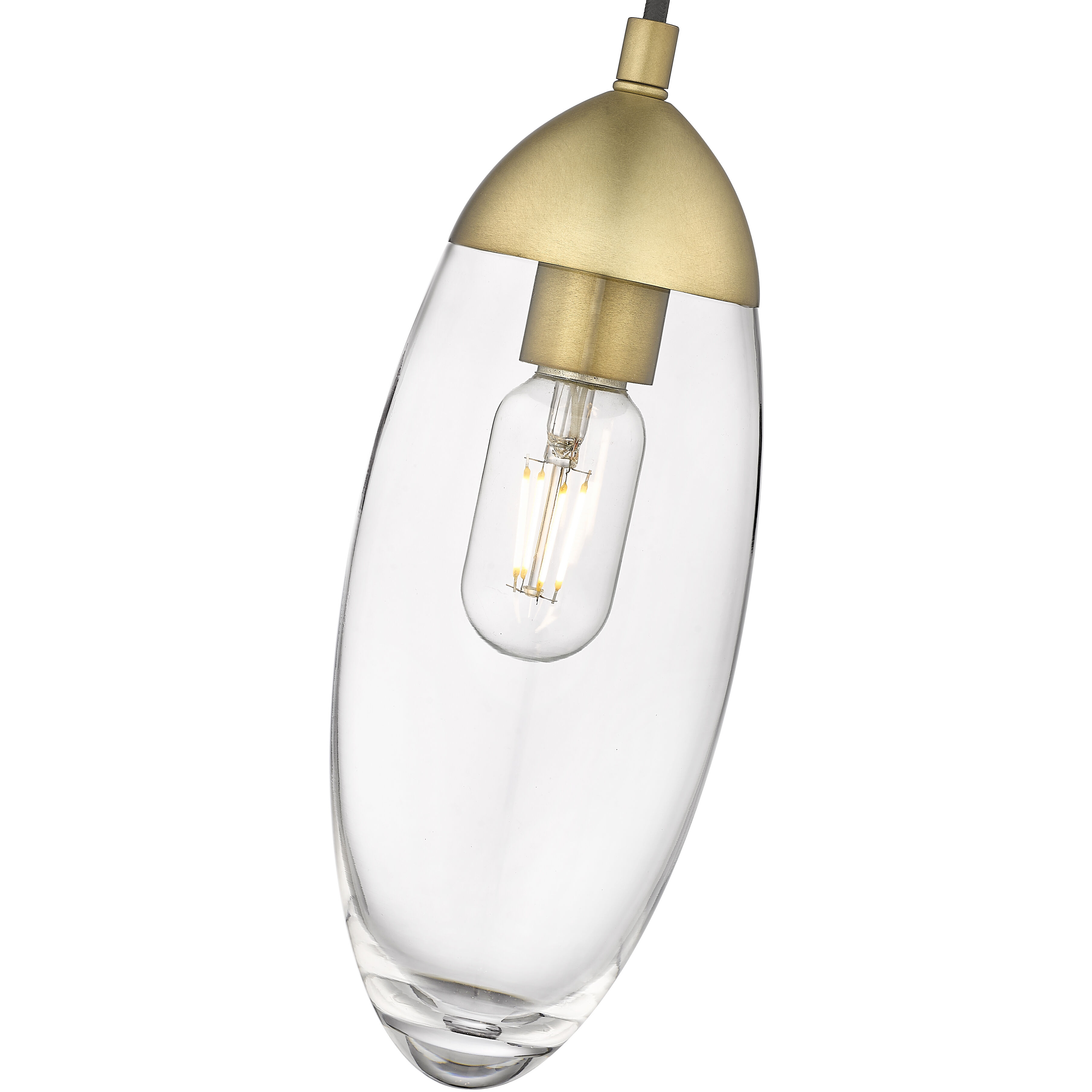 Arden 1 Light 4.5 inch Rubbed Brass Pendant Ceiling Light