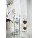 Modern Black and Gold and Clear Hourglass