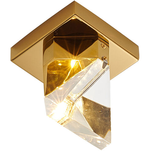 Canada LED 4 inch Brass LED Flush Mount Ceiling Light
