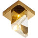 Canada LED 4 inch Brass LED Flush Mount Ceiling Light