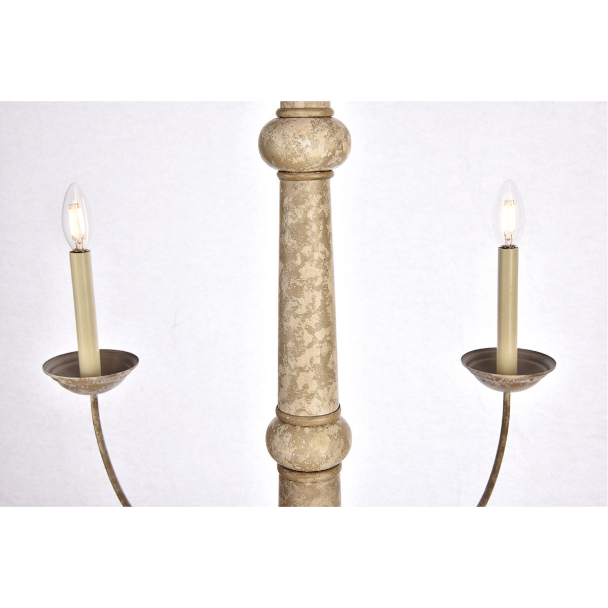 Merritt 6 Light 40 inch Weathered Dove Chandelier Ceiling Light