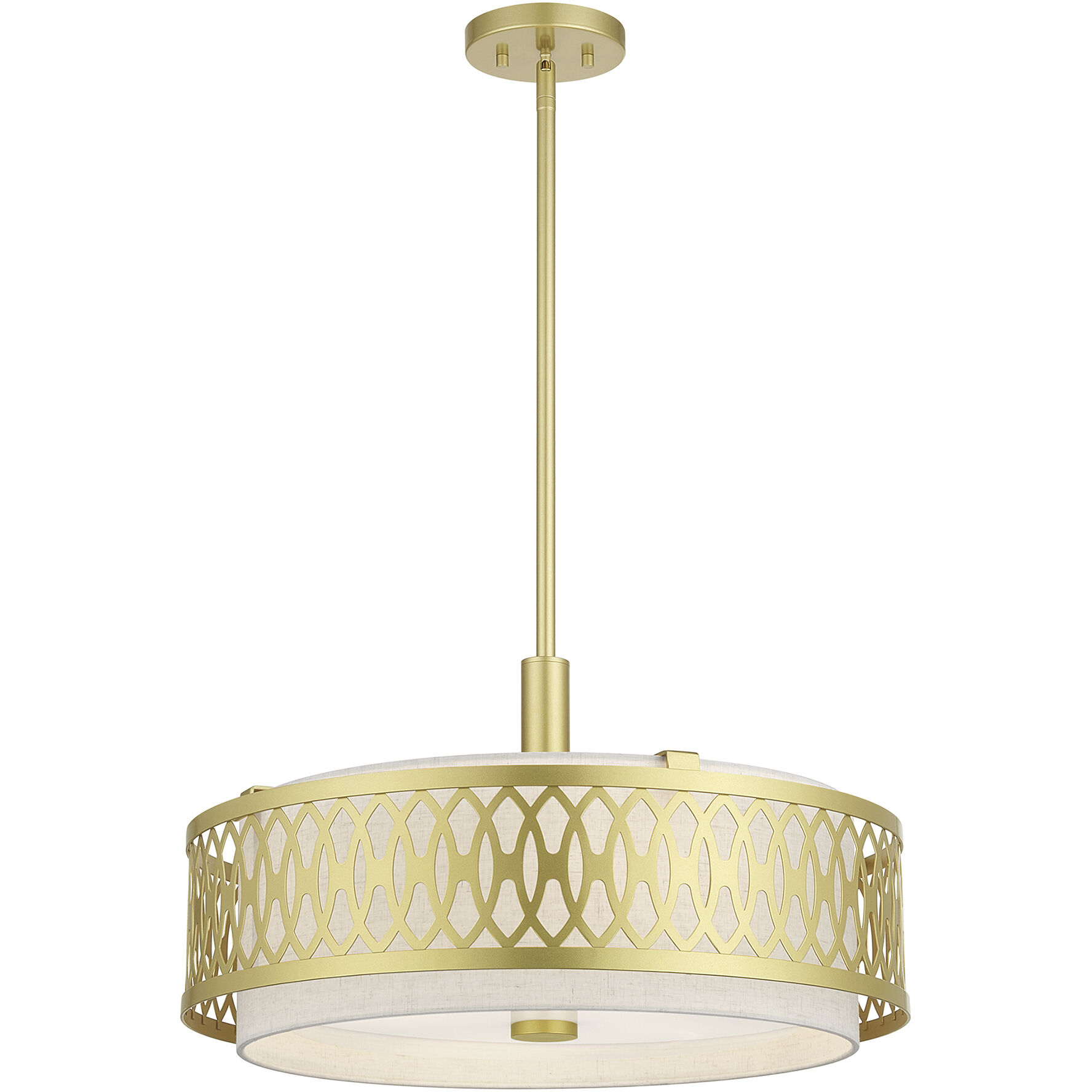 Vistaview 4 Light 21 inch Soft Gold Pendant Chandelier Ceiling Light