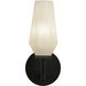 Alora Mood Krysta 1 Light 3.75 inch Matte Black Bath Vanity Light Wall Light