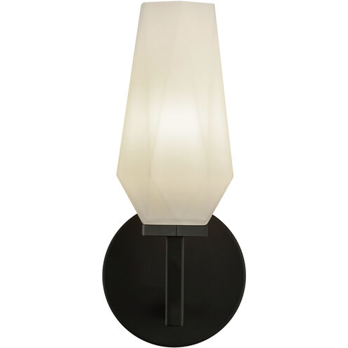 Alora Mood Krysta 1 Light 3.75 inch Matte Black Bath Vanity Light Wall Light