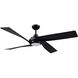 Horizon 56 inch Matte Black Ceiling Fan
