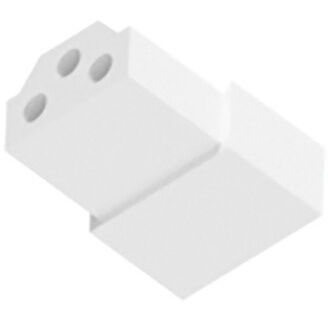 LEDUR Matte Powder White Under Cabinet End-to-End Connector