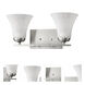 Union 2 Light 16.75 inch Satin Nickel Vanity Light Wall Light
