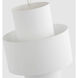 Julie Neill Chalmette LED 16 inch Plaster White Layered Pendant Ceiling Light