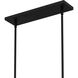 Ramada 16 Light 46 inch Matte Black Island Light Ceiling Light, Large