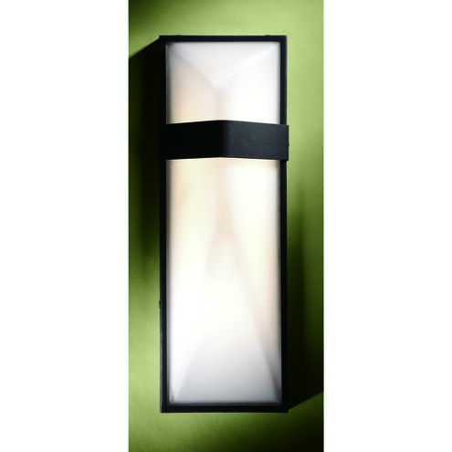 Wedge LED 5.25 inch Coal ADA Wall Sconce Wall Light in Black, Outdoor