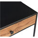 Mayna 19 X 19 inch Black Side Table