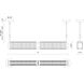 Alai LED 47 inch Vintage Brass Linear Pendant Ceiling Light