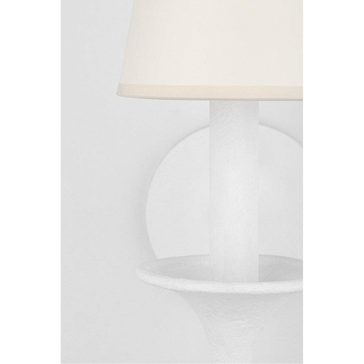 Windsor 1 Light 5 inch White Plaster Wall Sconce Wall Light