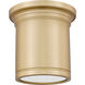 Bentley LED 8 inch Modern Gold Flush Mount Ceiling Light