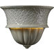 Ambiance LED 10.25 inch Antique Silver Wall Sconce Wall Light