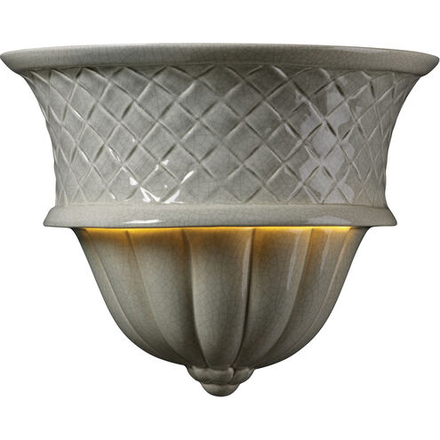 Ambiance LED 10.25 inch Antique Silver Wall Sconce Wall Light