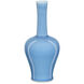 Sky Blue 10.25 X 4.5 inch Straight Neck Vase