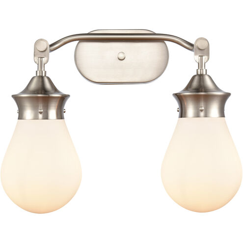 Genesis LED 18.25 inch Satin Nickel Bath Vanity Light Wall Light