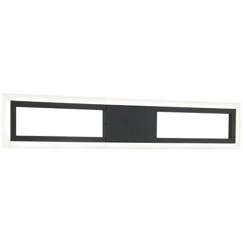 Valance Wall Sconce Wall Light in Matte Black