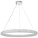 Bowen 1 Light 32 inch Chrome Chandelier Ceiling Light