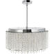 Claire 12 Light 20 inch Chrome Drum Shade Chandelier Ceiling Light