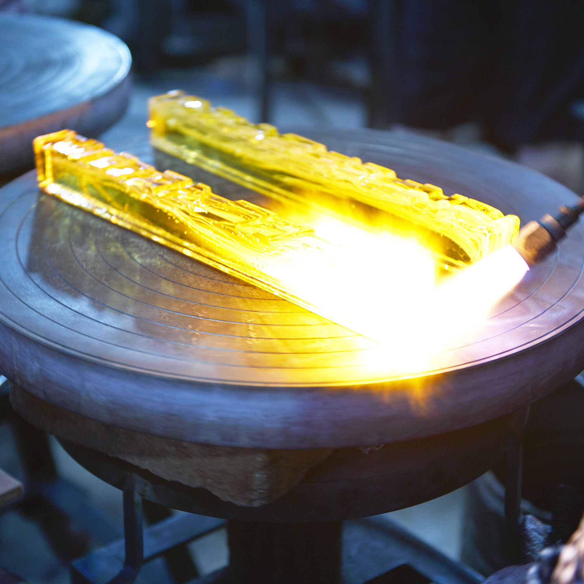 Saber LED 70 inch Brass Chandelier Ceiling Light