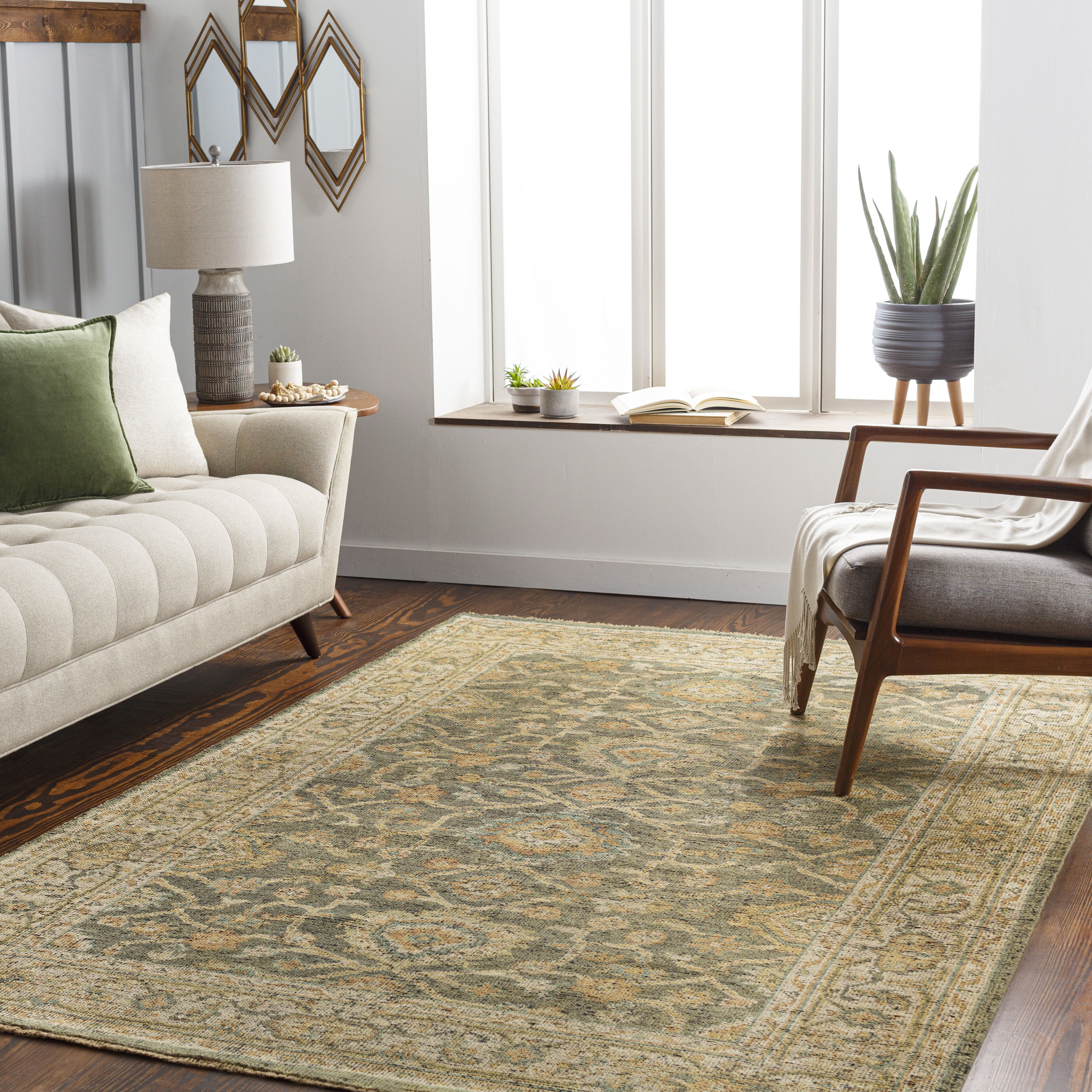Reign 144 X 108 inch Sage Rug in 9 X 12, Rectangle