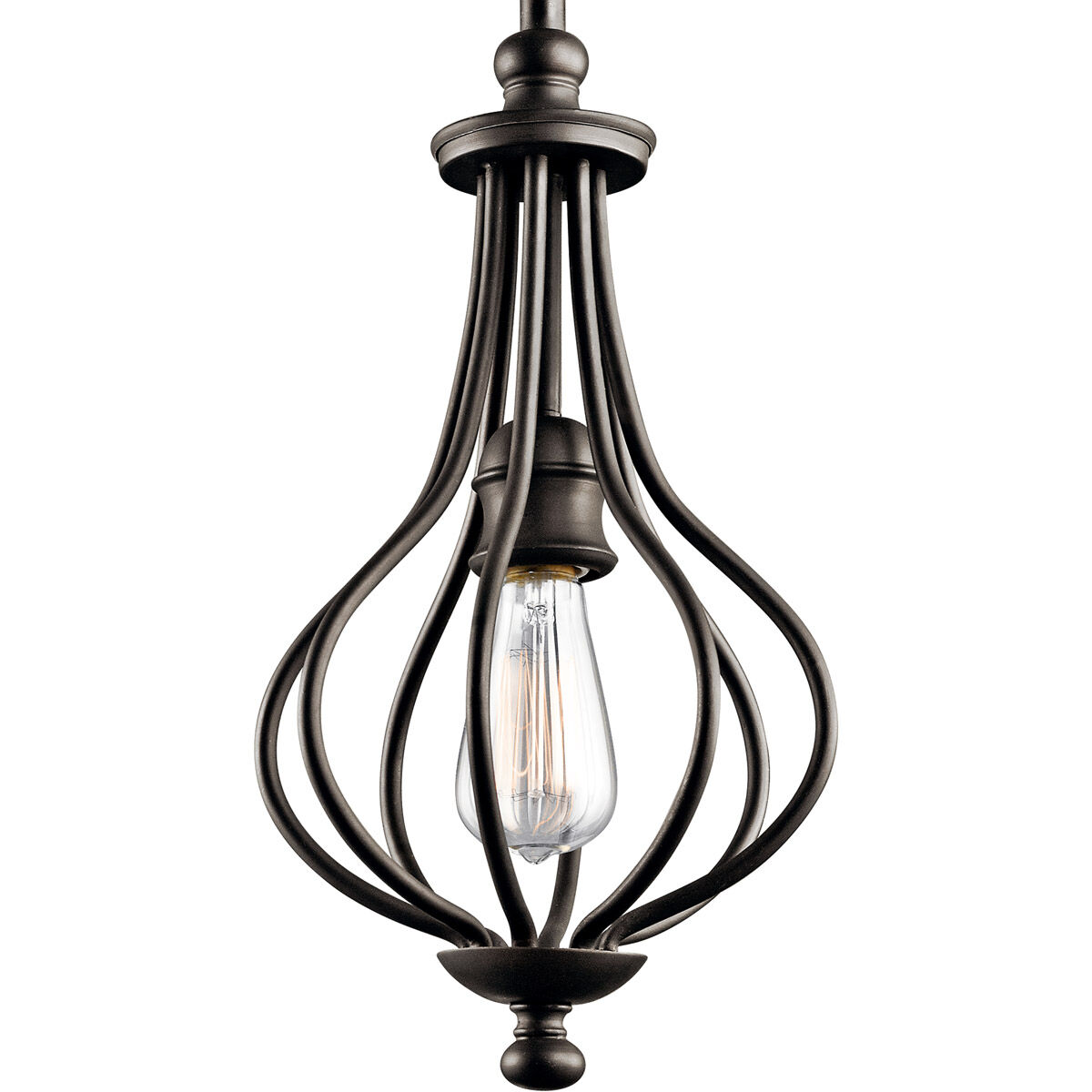 Kensington 1 Light 8 inch Olde Bronze Mini Pendant Ceiling Light