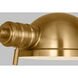 C&M by Chapman & Myers Belmont 64 inch 9.00 watt Burnished Brass Floor Lamp Portable Light