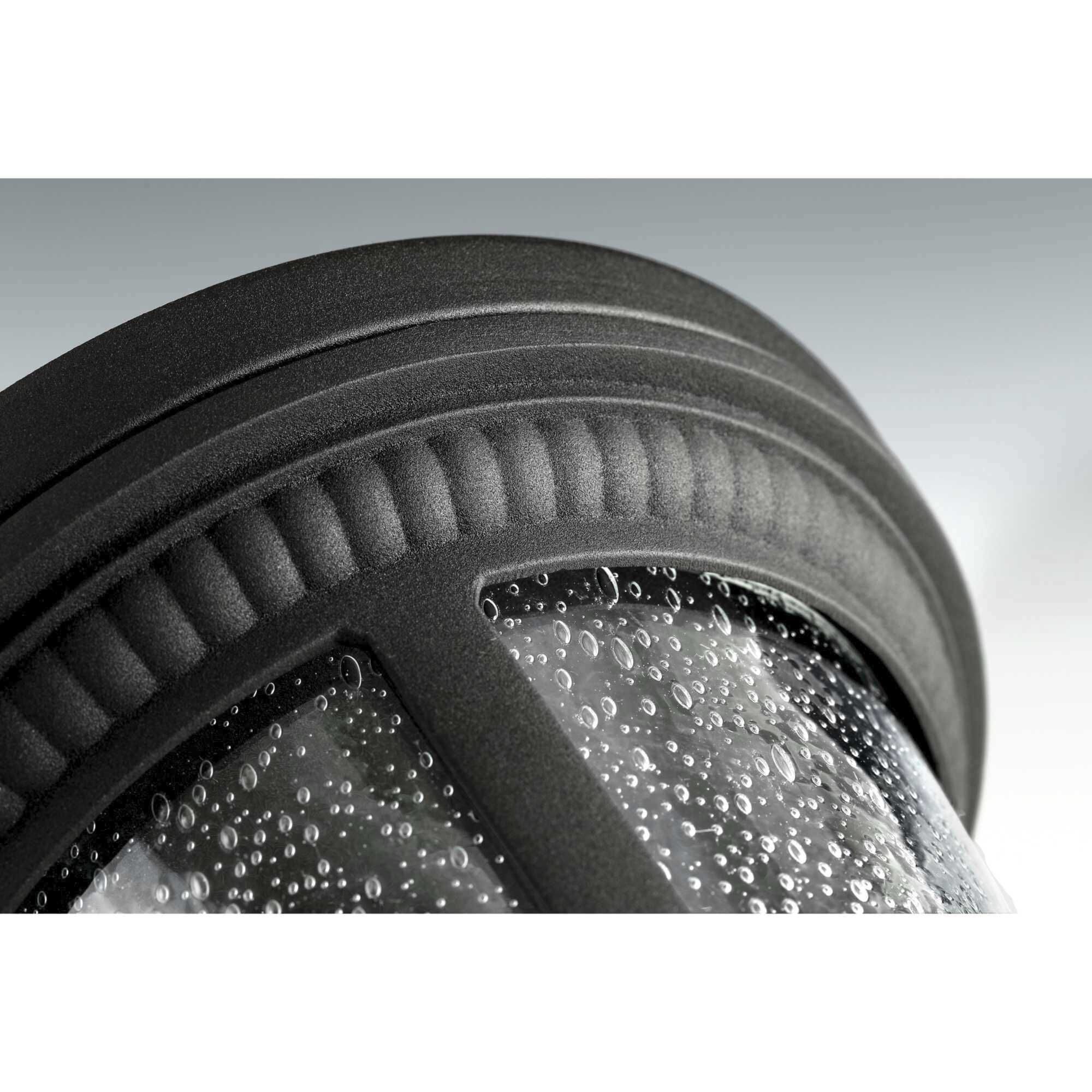 Westport 1 Light 16 inch Textured Black Outdoor Post Lantern in Clear Seeded, Small