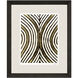 Gold Zulu Brown and Beige and Metallic and Neutral Framed Art