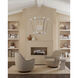 Bastian 6 Light 37.25 inch Sandstone and Sugar Lantern Chandelier Ceiling Light, Large