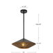 Alora Mood Daphne Pendant Ceiling Light in White and Brown Cotton Rope