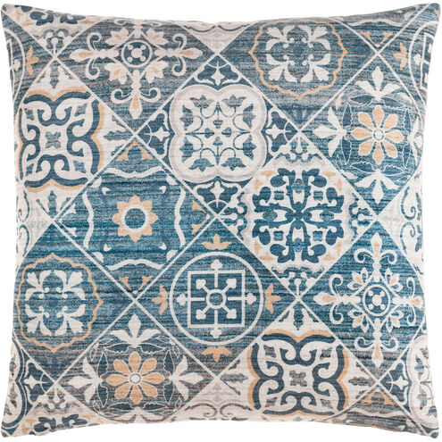 Valla 18 inch Beige; Multicolored Pillow Kit