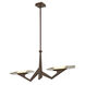 Down the Wrong Path 2 Light 47 inch Brontourage Linear Pendant Ceiling Light