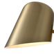 Culver 1 Light 11 inch Brushed Brass Wall Sconce Wall Light