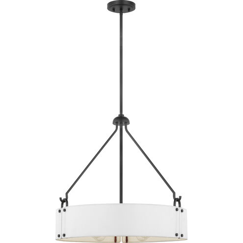 Halter 4 Light 22.63 inch Matte Black Pendant Ceiling Light