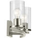 Crosby 3 Light 23 inch Brushed Nickel Bath Light Wall Light