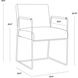 Balford Arena Cement Dining Armchair