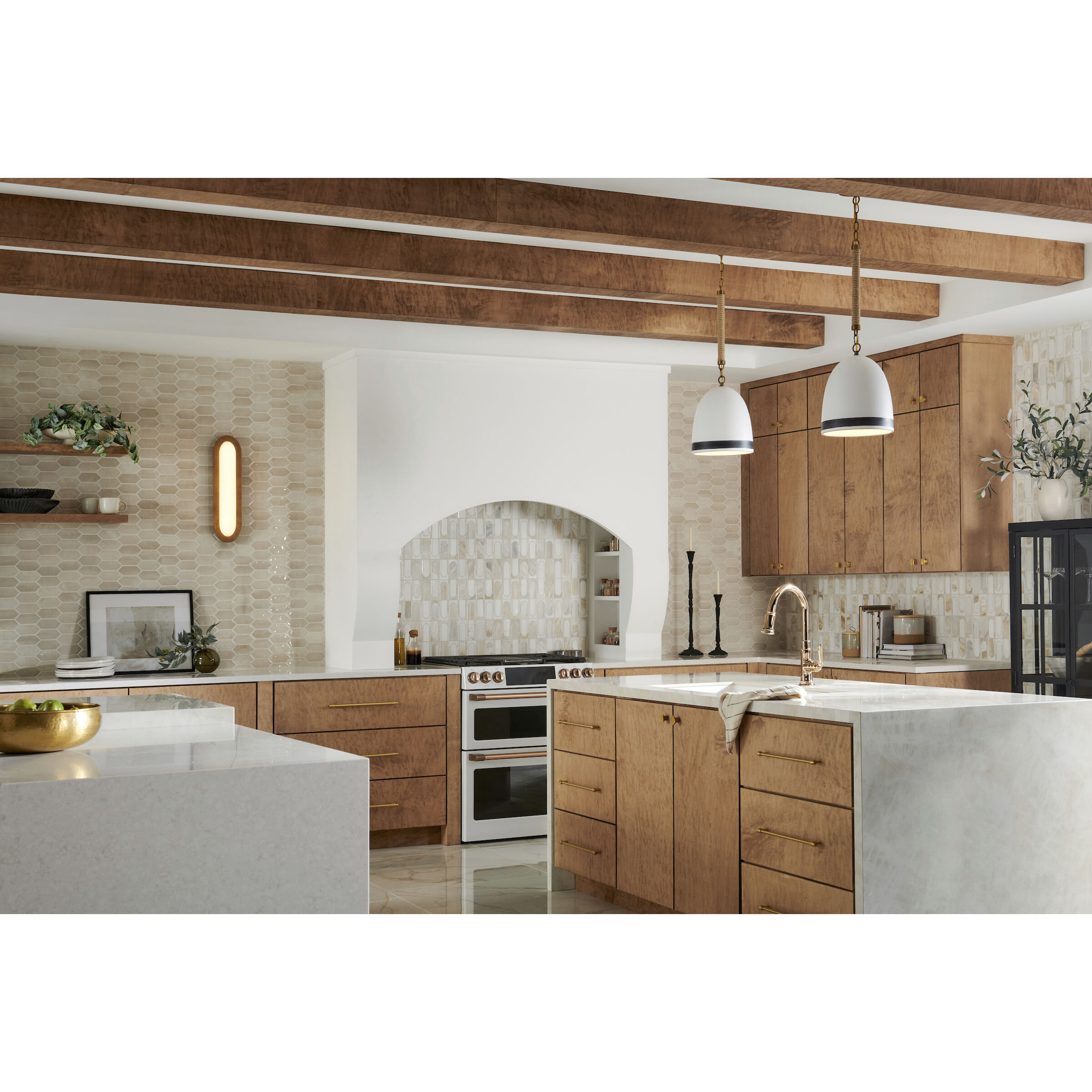 Nash 1 Light 10 inch Heritage Brass with Black accents Pendant Ceiling Light