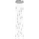 Avalon LED 30 inch Polished Chrome Multi Port Pendant Ceiling Light