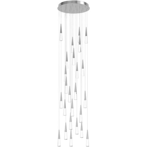 Avalon LED 30 inch Polished Chrome Multi Port Pendant Ceiling Light