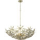 Flower Child 5 Light 30 inch Ambry Gold Bowl Pendant Ceiling Light