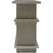 Riverview 54 X 16 inch Polished Slate with Natural and Black Console Table